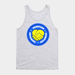 Fairplay Handshake vintage Video games Retro gaming Tank Top